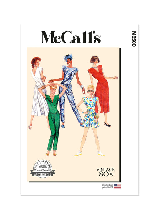 Patron McCall's - Combinaison, Corsage, Jupe, Pantalon, Robe, Short Patron McCall's 