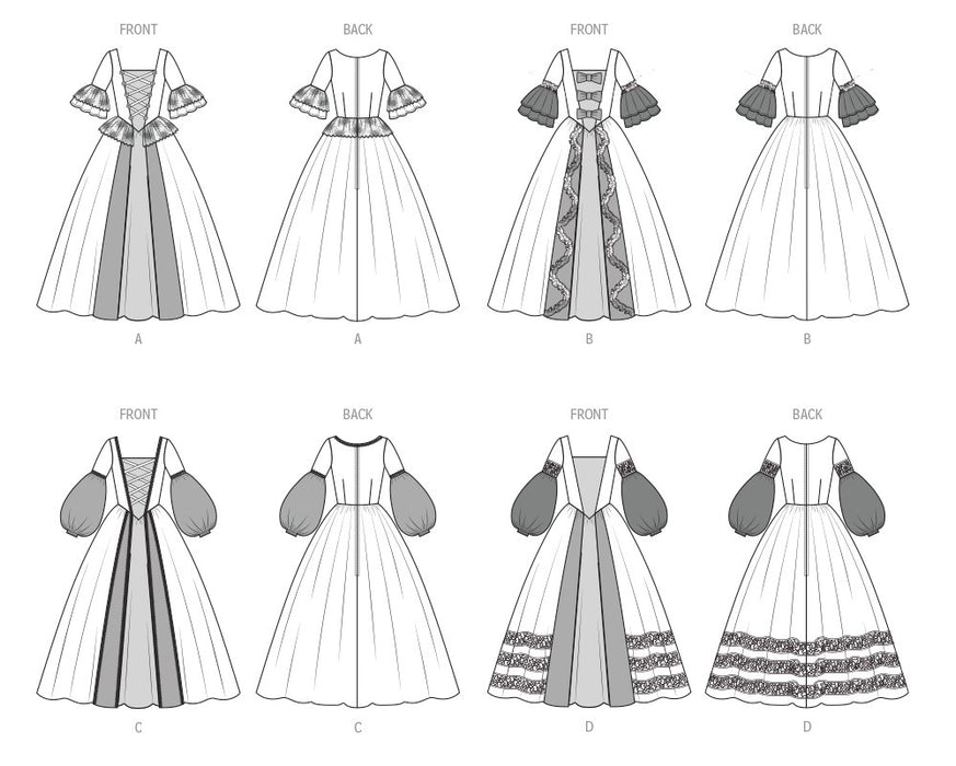 Patron McCall's - Corsage, Jupe, Jupon, Robe Patron McCall's 