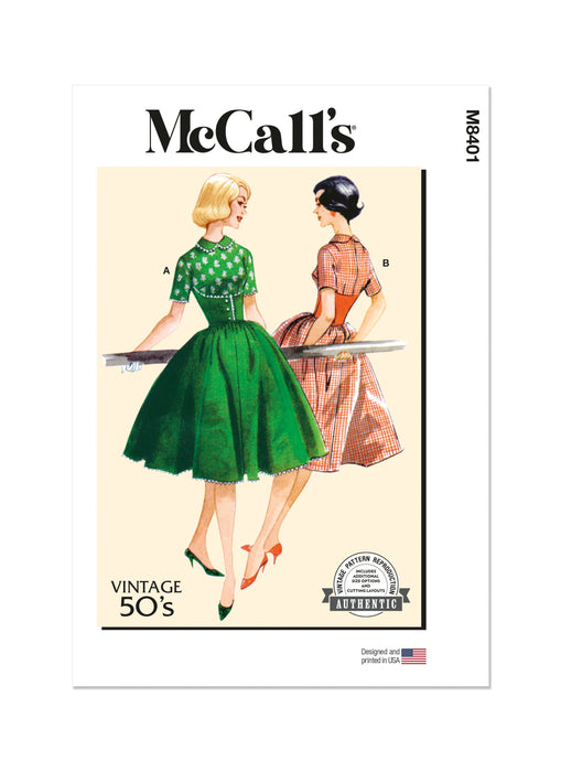 Patron McCall's - Corsage, Jupe, Robe Patron McCall's 