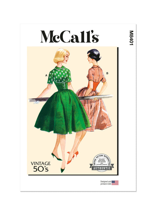 Patron McCall's - Corsage, Jupe, Robe Patron McCall's 