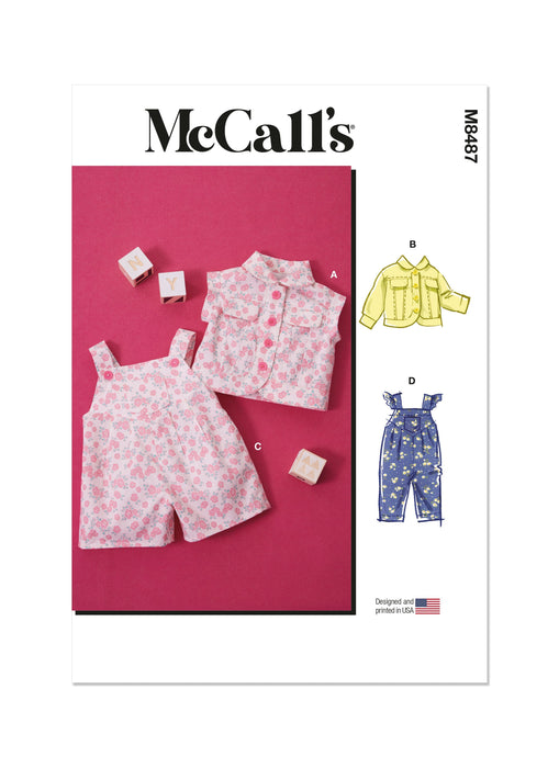 Patron McCall's - Gilet, Salopette, Veste Patron McCall's 