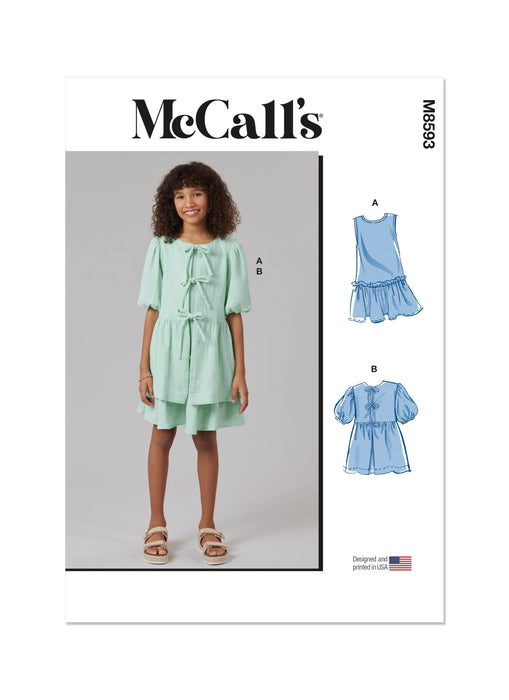 Patron McCall's - Haut, Jupe, Robe Patron McCall's 