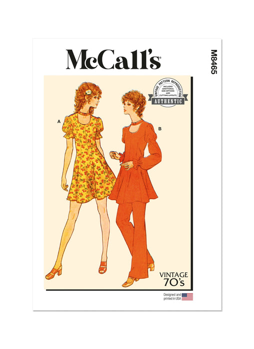 Patron McCall's - Pantalon, Robe, Tunique Patron McCall's 