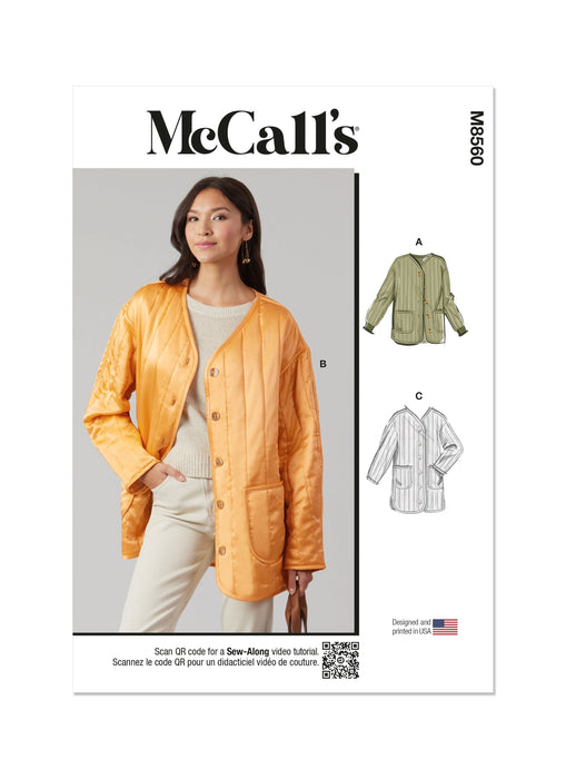 Patron McCall's - Veste Patron McCall's 