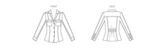 Patron Melissa Watson - Chemise, Veste Patron McCall's 