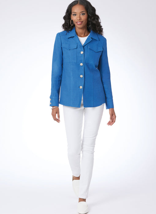 Patron Melissa Watson - Chemise, Veste Patron McCall's 