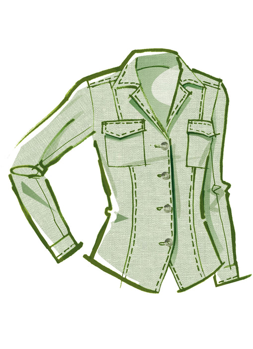 Patron Melissa Watson - Chemise, Veste Patron McCall's 