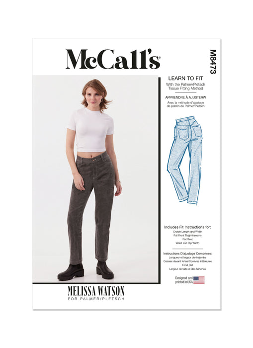 Patron Melissa Watson - Pantalon, Veste Patron McCall's 