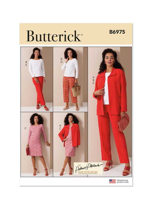 Patron Palmer/Pletsch - Ceinture, Haut, Pantalon, Robe, Veste Patron Butterick 
