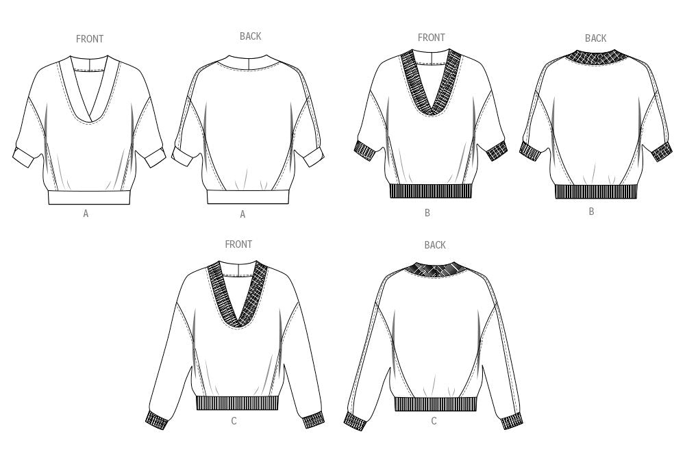 Patron Palmer/Pletsch - Ceinture, Haut Patron Butterick 