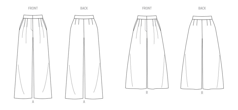 Patron Palmer/Pletsch - Ceinture, Pantalon Patron Butterick 