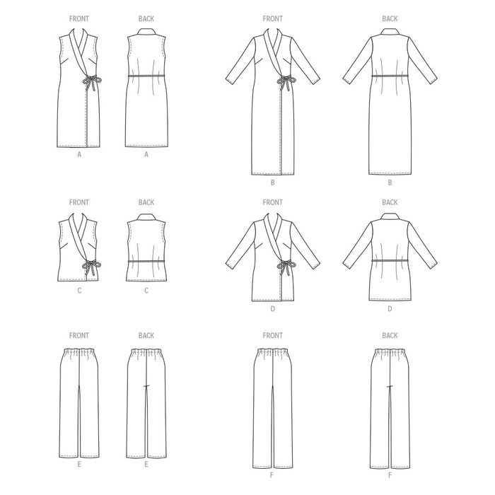 Patron Palmer/Pletsch - Haut, Pantalon, Robe Patron Butterick 