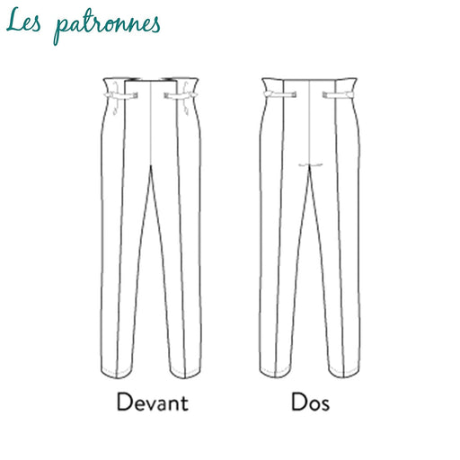 Patron Pantalon CALDER - Les Patronnes Patron Les patronnes 