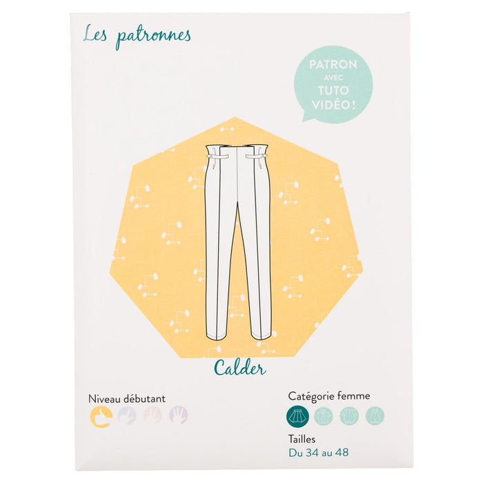 Patron Pantalon CALDER - Les Patronnes Patron Les patronnes 