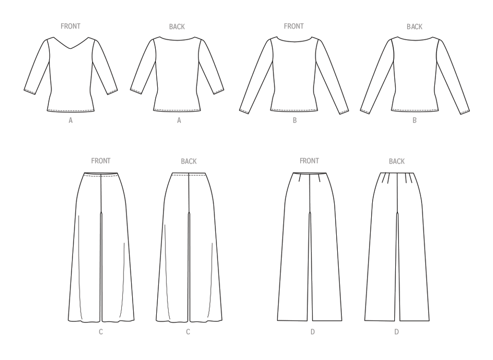 Patron Pati Palmer - Haut, Pantalon Patron Butterick 