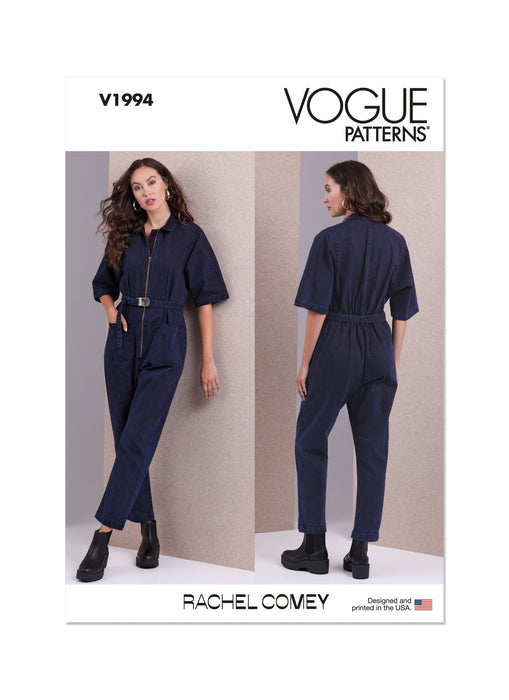 Patron Rachel Comey - Ceinture, Combinaison Patron Vogue 