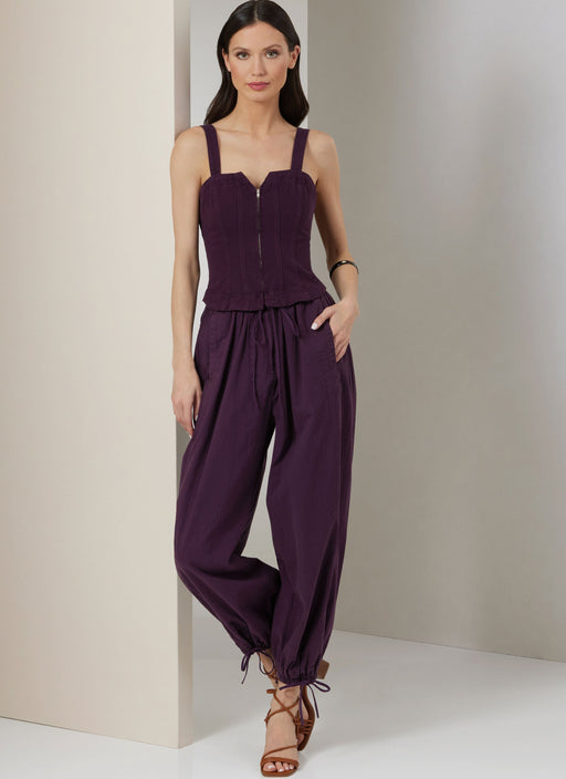 Patron Rachel Comey - Combinaison, Corsage, Pantalon Patron Vogue 
