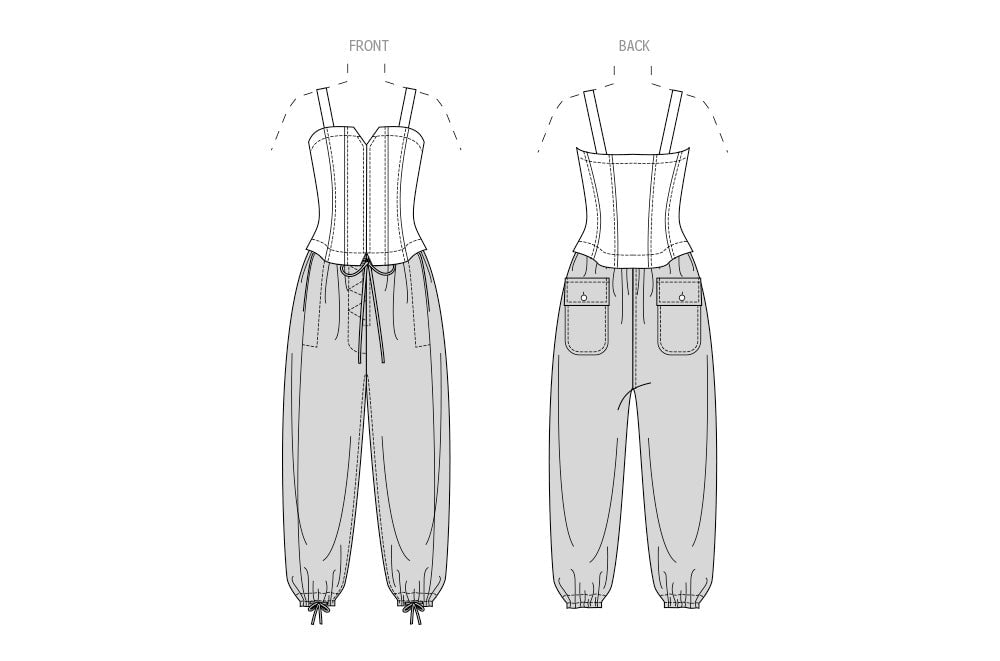 Patron Rachel Comey - Combinaison, Corsage, Pantalon Patron Vogue 