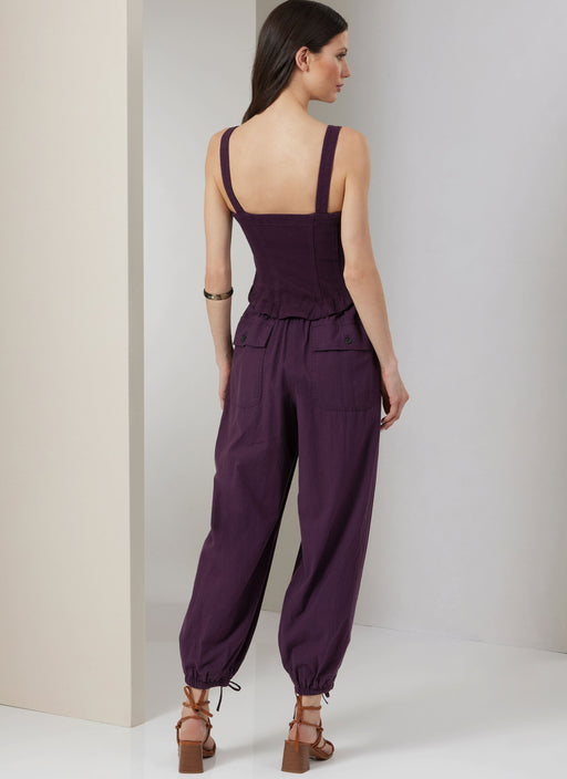 Patron Rachel Comey - Combinaison, Corsage, Pantalon Patron Vogue 