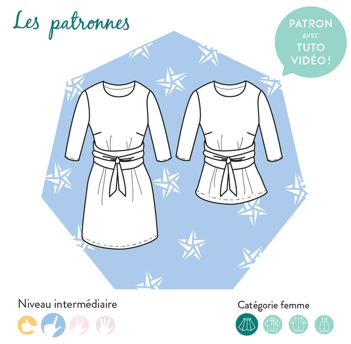 Patron Robe CHAGALL - Les Patronnes Patron Les patronnes 