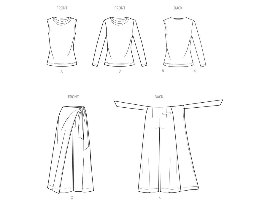 Patron Sew Bake Make - Ceinture, Haut, Pantalon Patron McCall's 