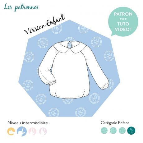 Patron Sweat enfant NIKI - Les Patronnes Patron Les patronnes 