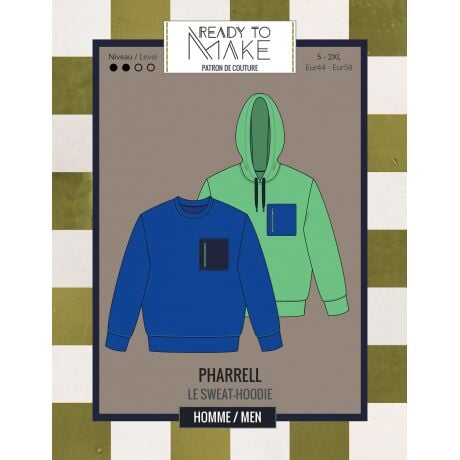 Patron sweat homme pharrell - Ready to Make Patron Ready To Make 