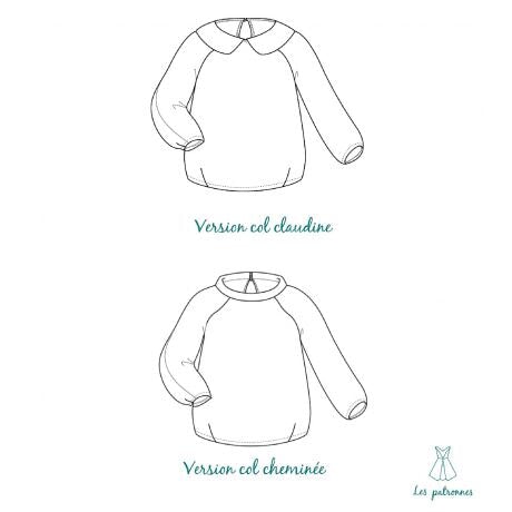 Patron Sweat NIKI - Les Patronnes Patron Les patronnes 