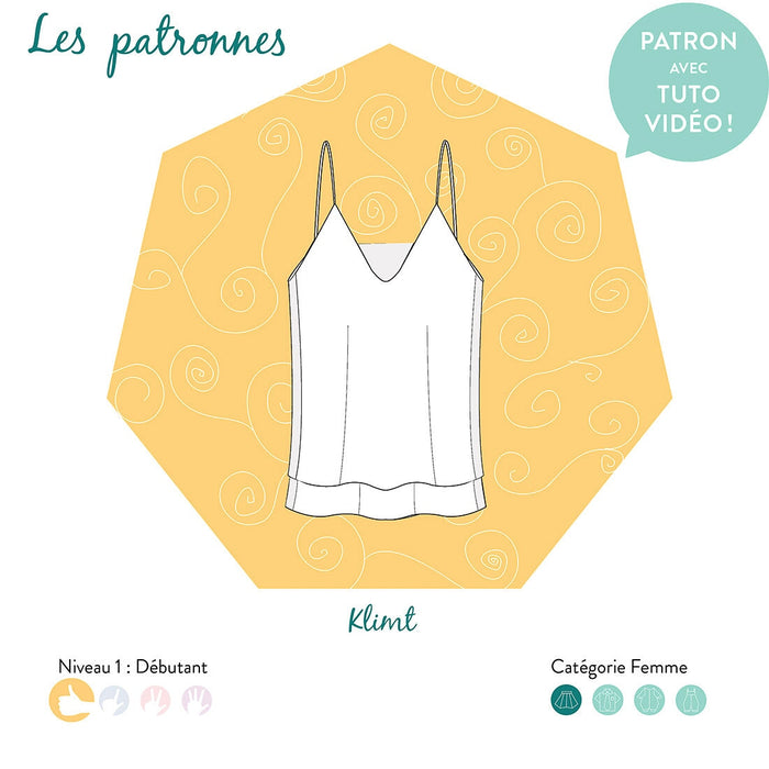 Patron Top KLIMT - Les Patronnes Patron Les patronnes 