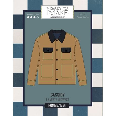 Patron veste homme cassidy - Ready to Make Patron Ready To Make 