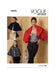 Patron Vogue - Boléro, Cape, Soutien Patron Vogue 