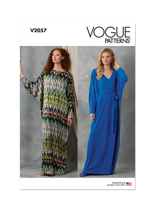 Patron Vogue - Caftan, Ceinture Patron Vogue 
