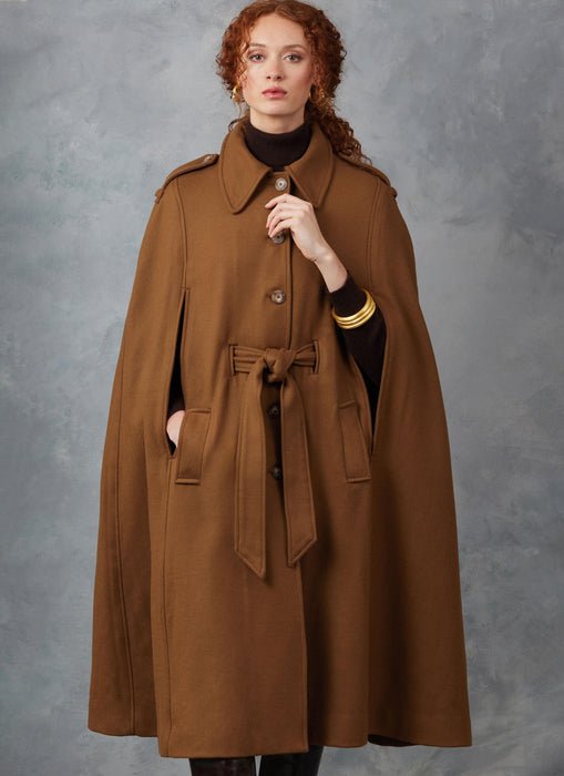 Patron Vogue - Cape, Ceinture Patron Vogue 