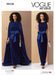 Patron Vogue - Cape, Ceinture, Robe Patron Vogue 