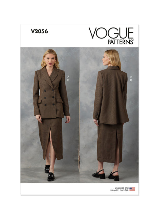 Patron Vogue - Cape, Jupe, Veste Patron Vogue 