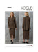 Patron Vogue - Cape, Jupe, Veste Patron Vogue 