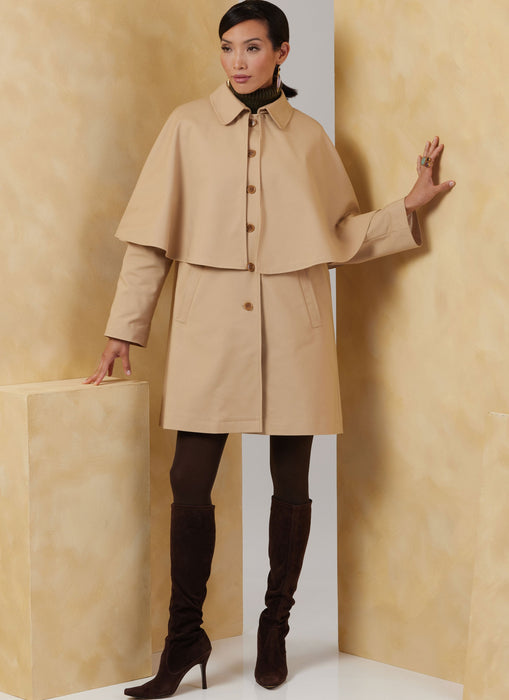 Patron Vogue - Cape, Manteau Patron Vogue 