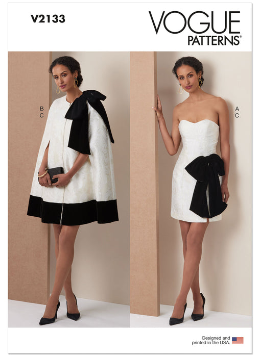 Patron Vogue - Cape, Robe Patron Vogue 