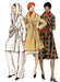 Patron Vogue - Ceinture, Corsage, Jupe, Manteau, Pantalon Patron Vogue 