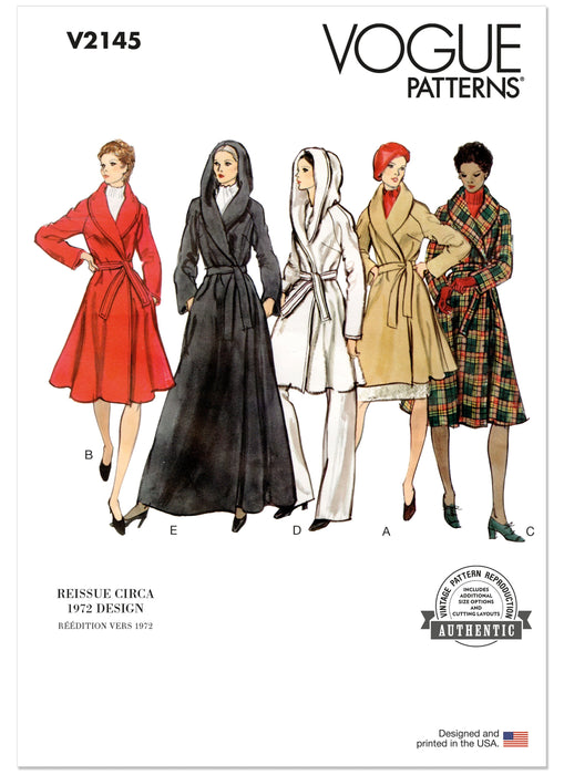 Patron Vogue - Ceinture, Corsage, Jupe, Manteau, Pantalon Patron Vogue 