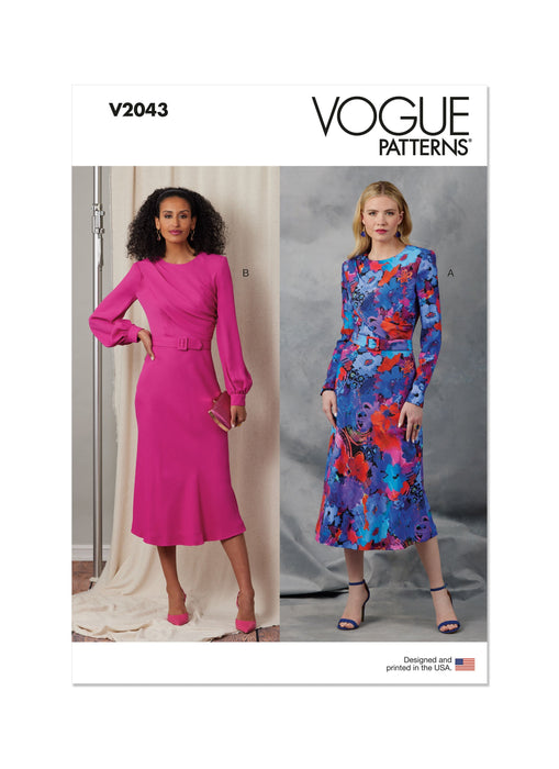Patron Vogue - Ceinture, Corsage, Jupe, Robe Patron Vogue 