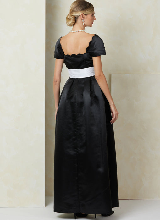 Patron Vogue - Ceinture, Corsage, Jupe, Robe Patron Vogue 