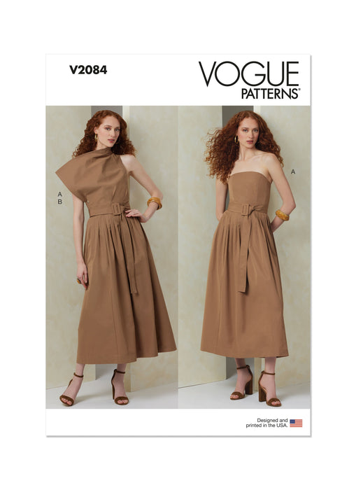 Patron Vogue - Ceinture, Corsage, Jupe, Robe Patron Vogue 