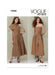 Patron Vogue - Ceinture, Corsage, Jupe, Robe Patron Vogue 