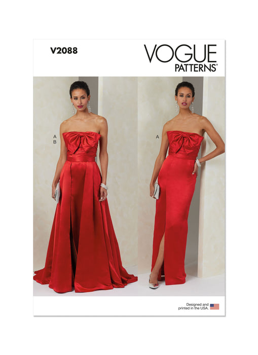 Patron Vogue - Ceinture, Corsage, Jupe, Robe Patron Vogue 