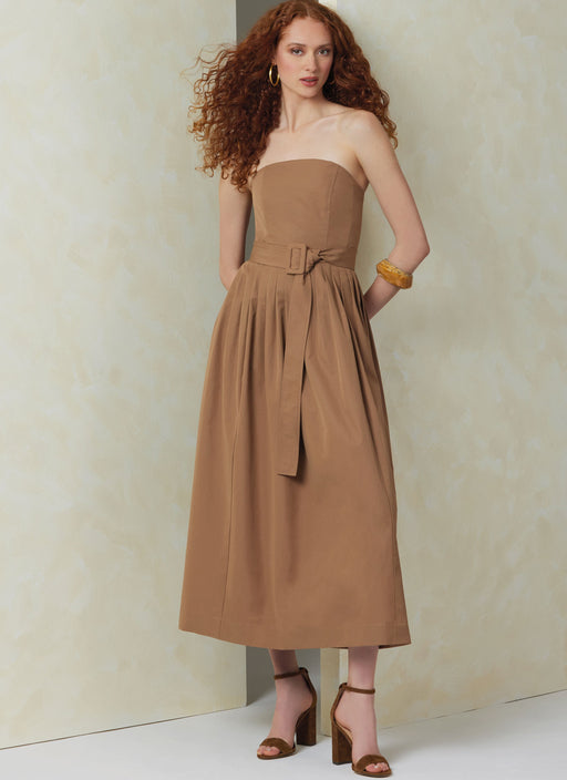 Patron Vogue - Ceinture, Corsage, Jupe, Robe Patron Vogue 