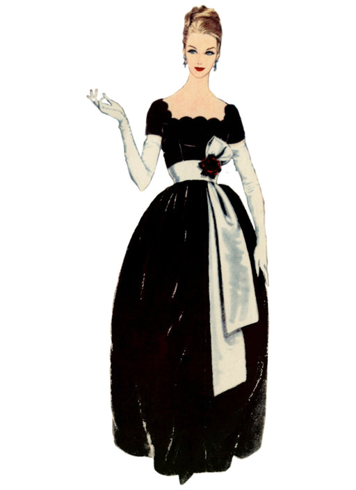 Patron Vogue - Ceinture, Corsage, Jupe, Robe Patron Vogue 
