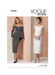 Patron Vogue - Ceinture, Corsage, Jupe, Robe, Soutien Patron Vogue 