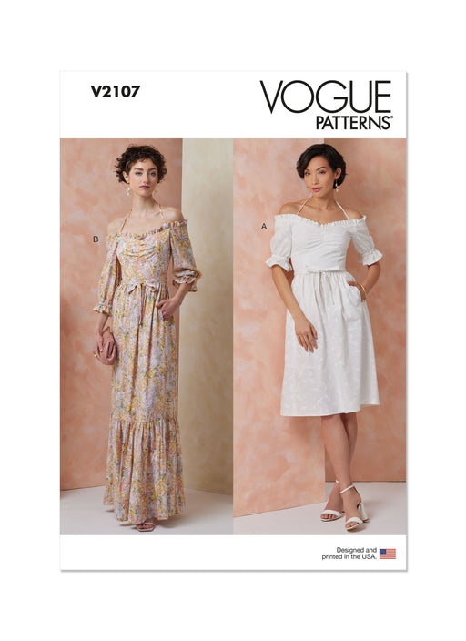 Patron Vogue - Ceinture, Corsage, Robe Patron Vogue 
