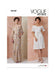 Patron Vogue - Ceinture, Corsage, Robe Patron Vogue 